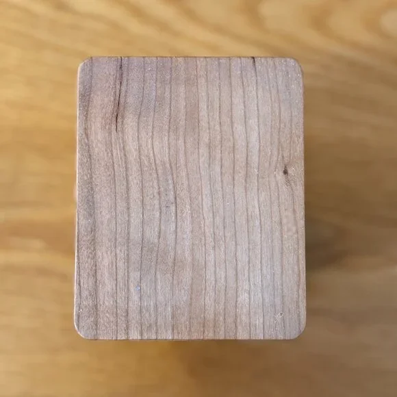 Tzedakah Charity Box Olive / Sapele / Cherry Hardwoods HandCrafted Star of David - Picture 9 of 9